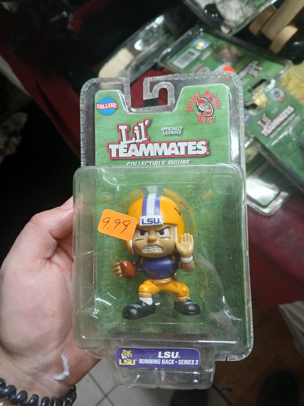 Lil' Teammates LSU Running Back Collectible Figure - Yellow/Purple